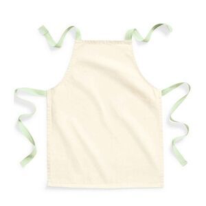 Westford Mill Childrens/Kids Crafting Full Apron / Natural/Pistachio